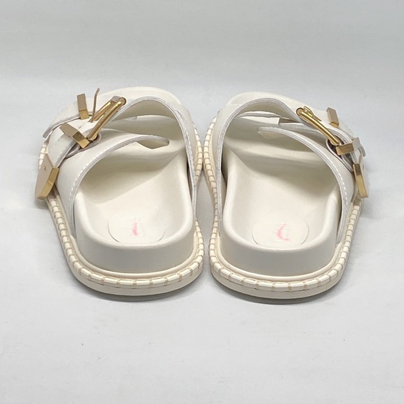 Chloe Rebecca Leather Slide Sandals size 39 - Picture 8 of 15